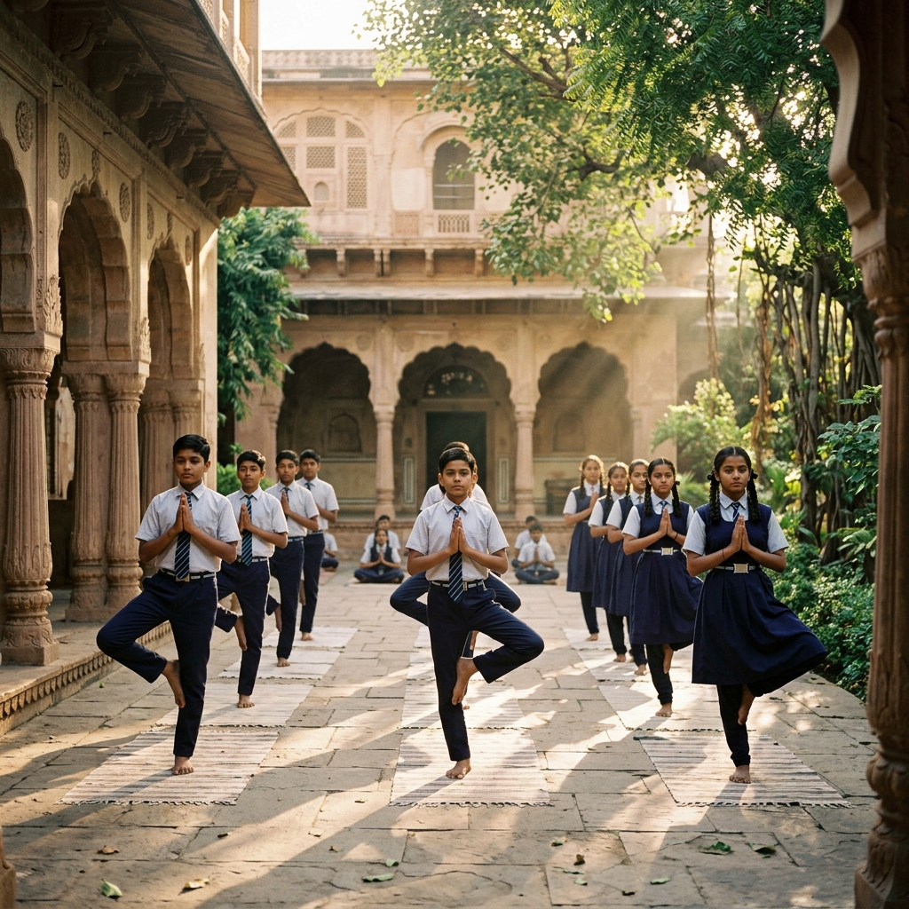 Divine Gurukulam School Yoga